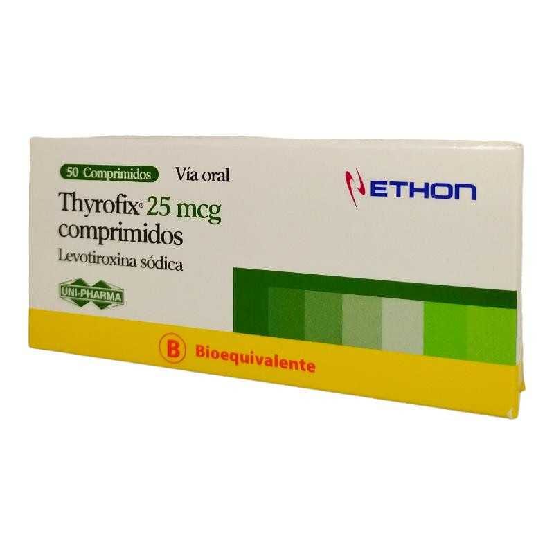Thyrofix 25 mcg x 50 comprimidos "Ley Cenabast" Cenabast